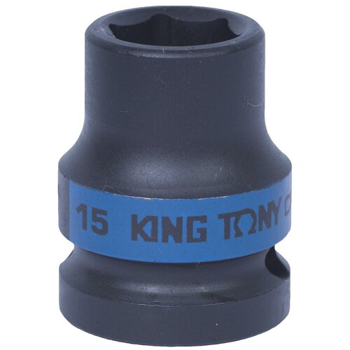 Головка торцевая ударная шестигранная 1/2", 15 мм KING TONY 453515M