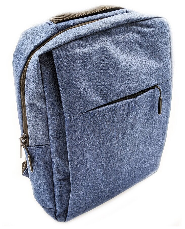 Городской водонепроницаемый рюкзак для ноутбука до 156 дюймов с USB синий