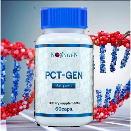 Noxygen Pct-Gen тестостероновый бустер, комплекс для наращивания мышечной массы и жиросжигания, повышения тонуса тела, усиления выработки тестостерона westpharm testofen тестостероновый бустер 60 капсул