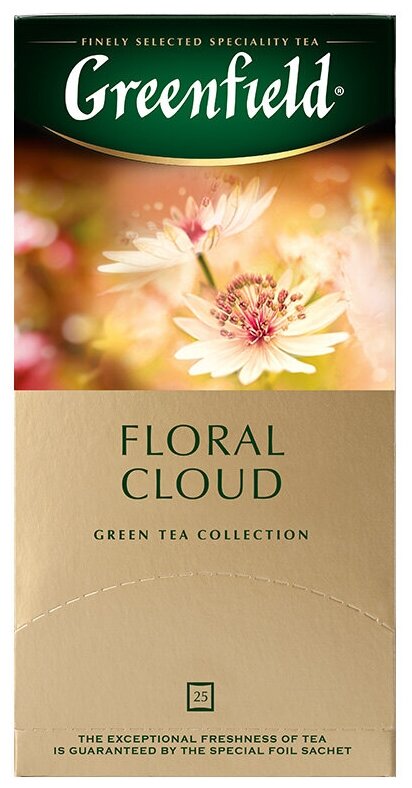 Greenfield чай зеленый пакетированный Floral Cloud 1,5г*25п