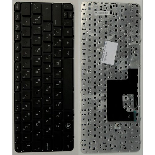 клавиатура для ноутбука hp mini 210 1000 черная Клавиатура для ноутбука HP mini 210-2000 черная, без рамки