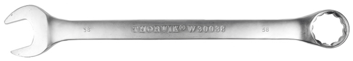 Ключ гаечный комбинированный 38 мм Thorvik W30038D, 53700