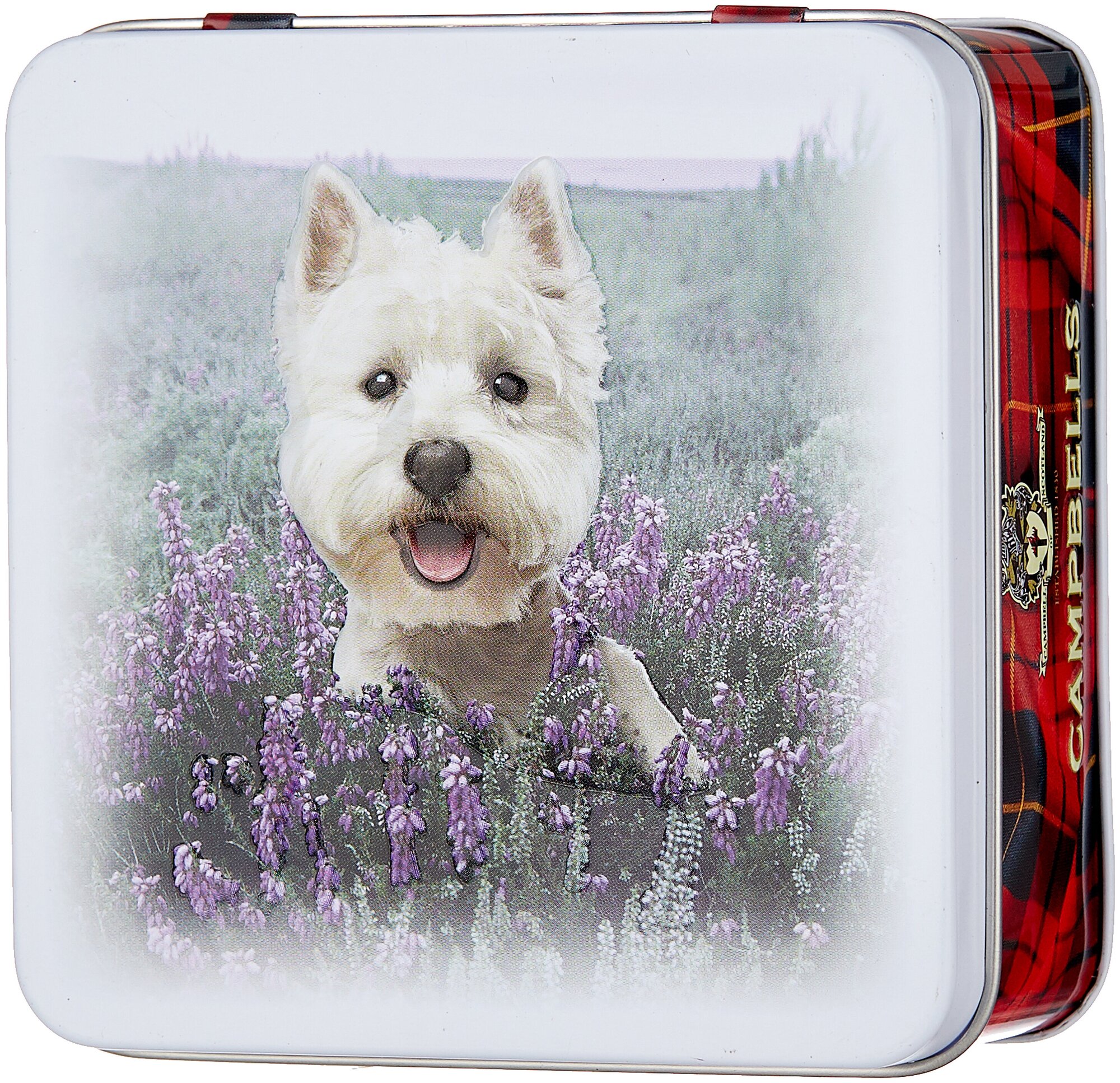 EW278 Campbells Westie dog in Heather Песочное печенье 90г, (жесть) - фотография № 1