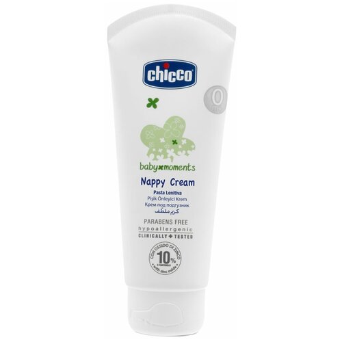 Chicco Крем под подгузник Baby moments 140 г 100 мл лосьон chicco baby moments д тела 200 мл