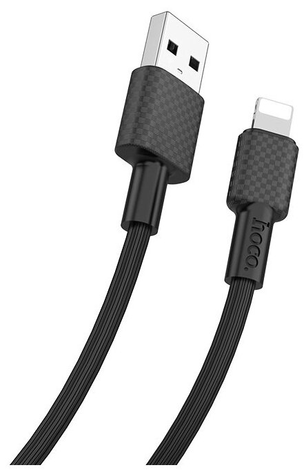 USB дата кабель Lightning, HOCO, X29, черный