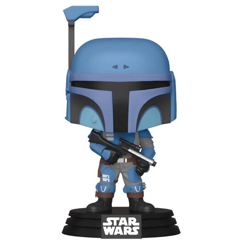 Фигурка Funko POP Death Watch Mandalorian Two Stripes (Эксклюзив GameStop) из сериала Star Wars: Mandalorian фигурка funko pop star wars the mandalorian – grogu with chowder squid bobble head 9 5 см