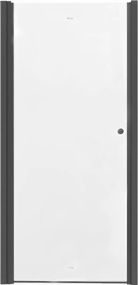 Душевая дверь в нишу Parly 9285 80x185, профиль черный, стекло прозрачное DE80B