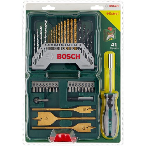 набор бит и свёрл bosch mini x line 2 607 017 161 14 предм Набор бит и свёрл BOSCH Titanium X-Line 40 (2.607.017.334), 40 предм.