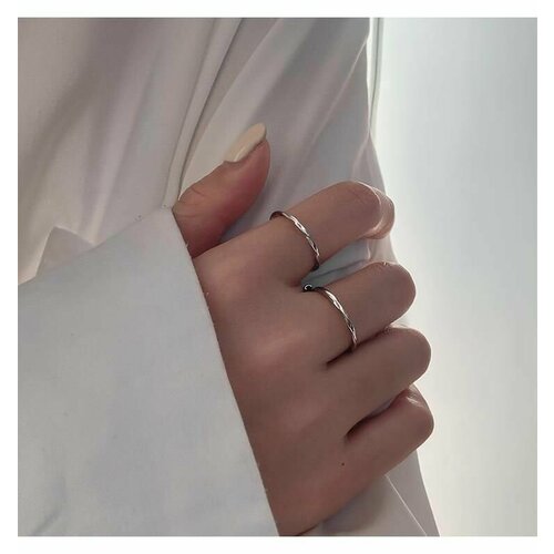 Кольцо, безразмерное, серебряный кольцо серебряное нежное утро