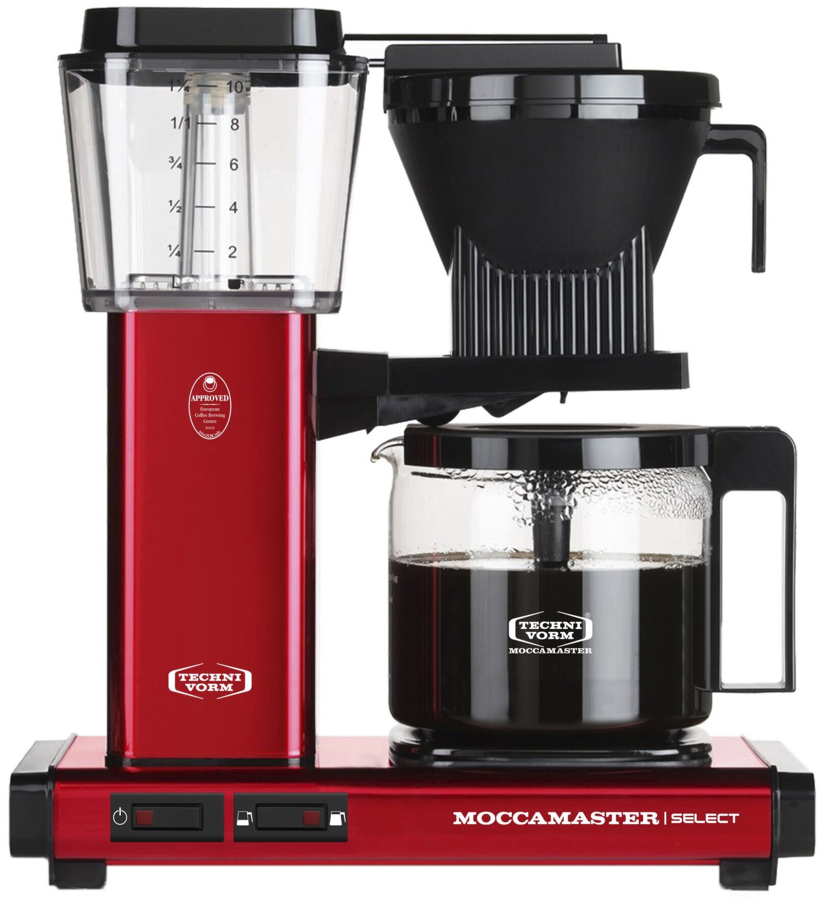 Кофеварка Moccamaster KBG741 Select, красный металлик 53990 - фотография № 1