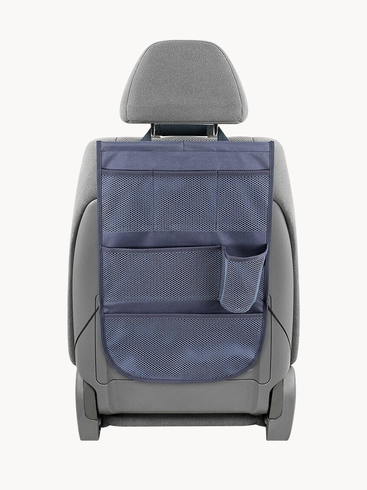 Органайзер автомобильный на спинку переднего сиденья "Comfort Address", серый, 35 х 55 см. Адрес Комфорта