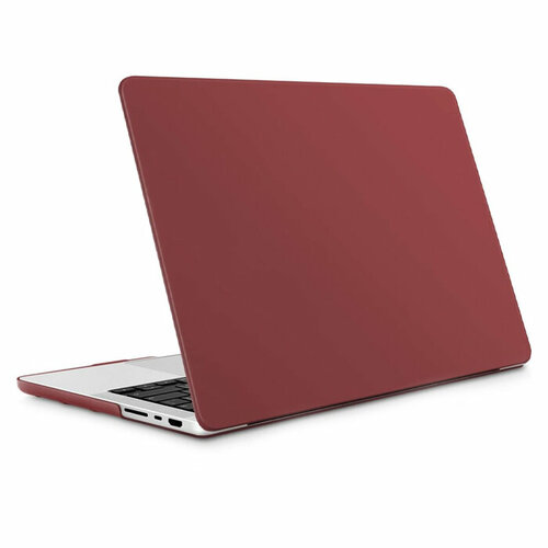 a Чехол для MacBook Pro 14 2024 - 2021 M3 A2918 A2992 M2 A2779 M1 A2442 Pro Max Бордовая