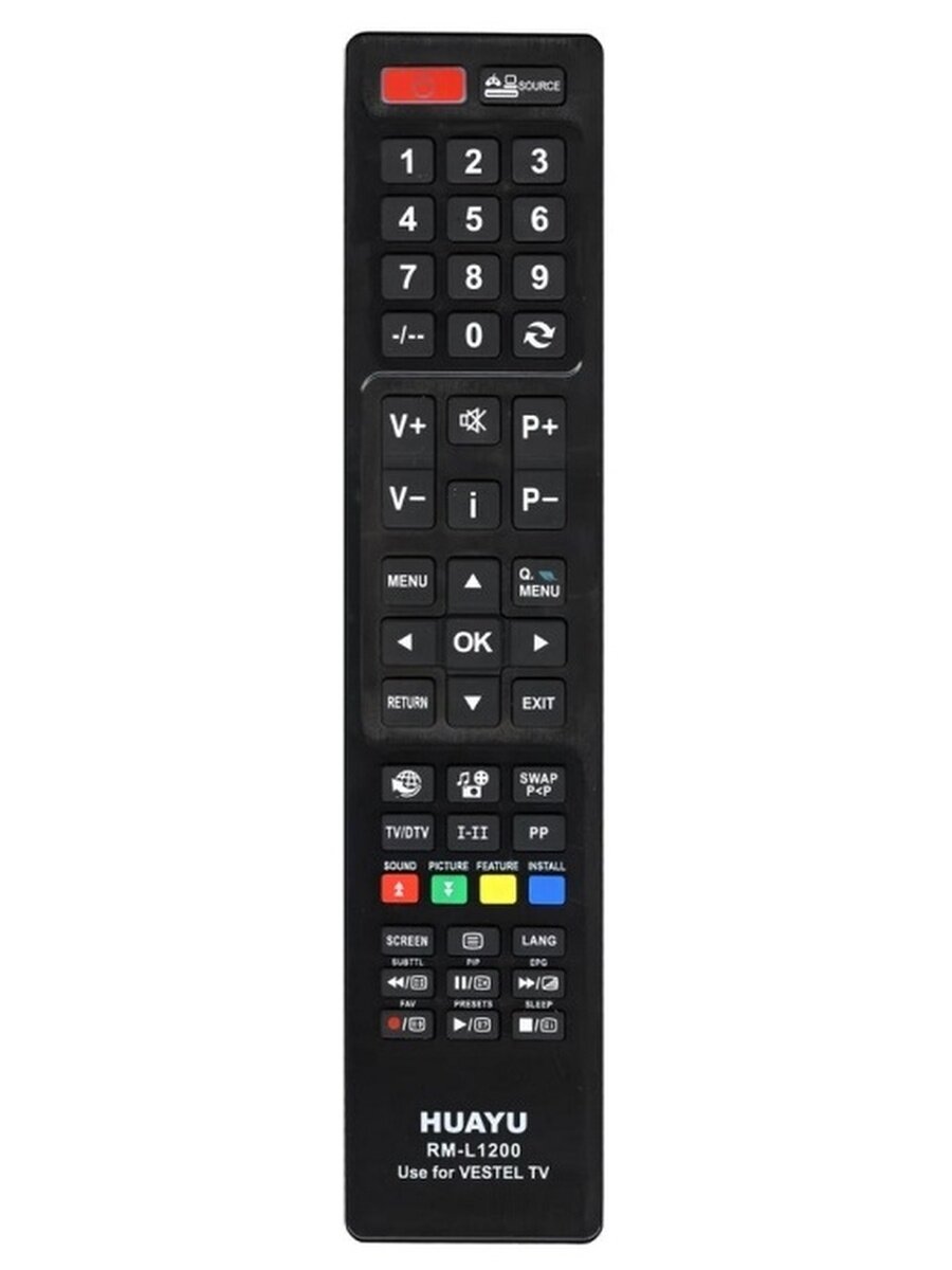 Huayu Vestel RM-L1200 Универсальный пульт для TV. — фото 4