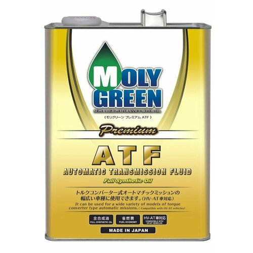 82544 Масло Трансм. Molygreen Premium Atf (4л.) Синт. MOLYGREEN арт. 0470164