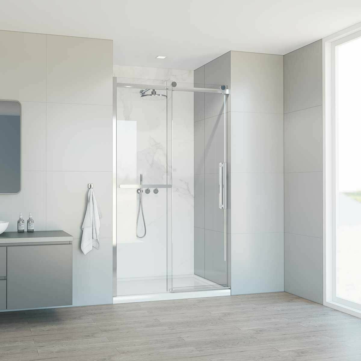 Душевая дверь Vincea Como Soft INPVDS-1CS120CL 1200 хром стекло прозрачное