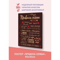 Постер Правила семьи