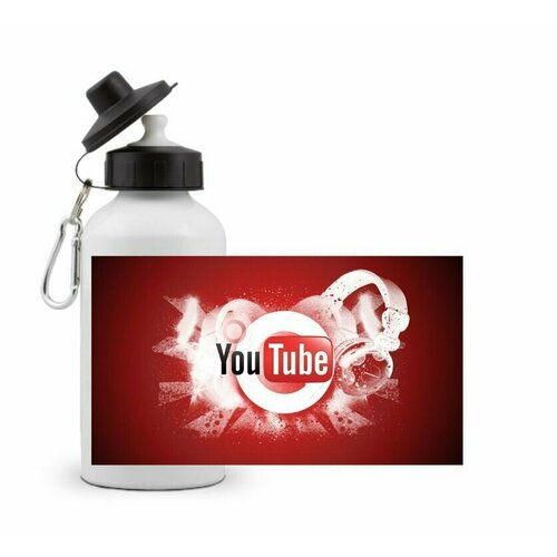 фото Спортивная бутылка youtube/ ютуб №1 goodbrelok