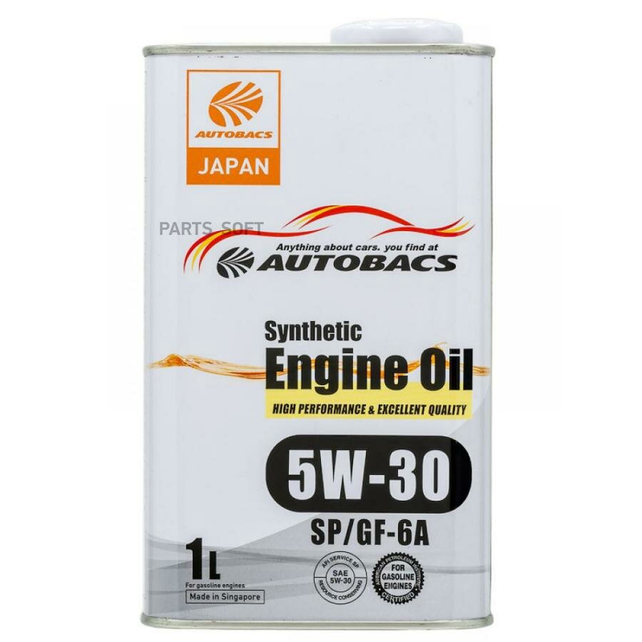 AUTOBACS A00032427 Масло моторное AUTOBACS 5W-30 SP/GF-6A синт. 1L