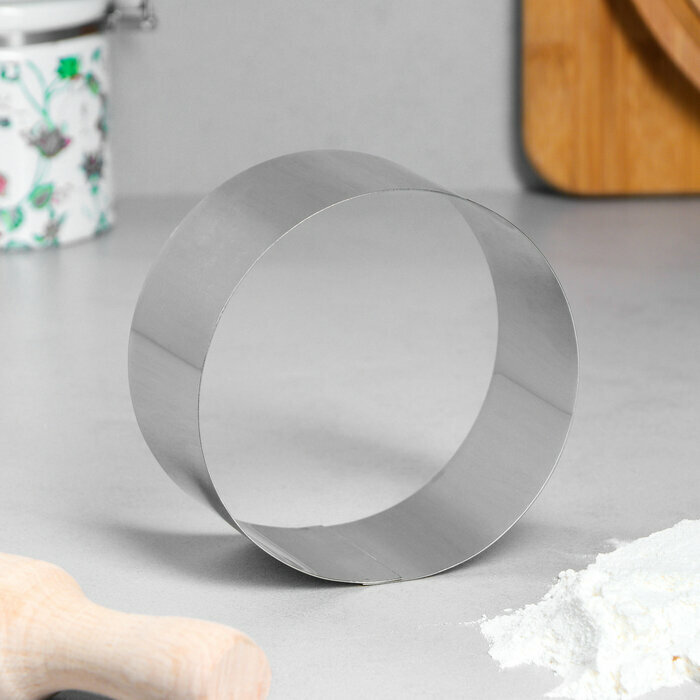 фото Форма для выпечки и выкладки "Круг", H-5, D-10 см