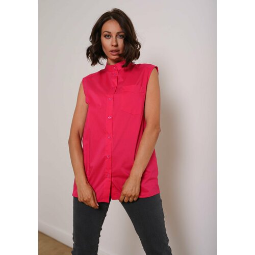 фото Рубашка a-a awesome apparel by ksenia avakyan, размер 48, фуксия