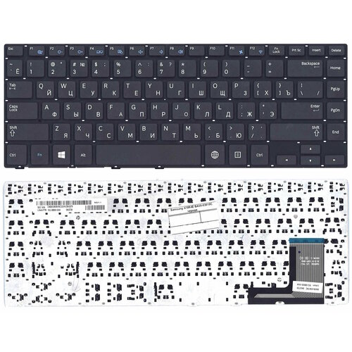 Клавиатура для ноутбука Samsung NP370R4E, NP450R4E, NP470R4E, NP470R4E-K01 черная