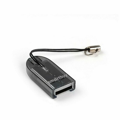 Картридер микро Smartbuy, USB 2.0 - MicroSD, 710 черный (SBR-710-K) переходник картридер smartbuy sbr 710 k usb для micro sd черный