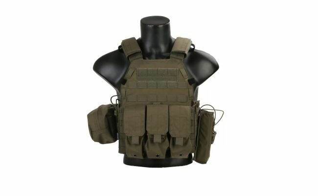 Жилет тактический LBT6094A style Plate Carrier w 3 pouches/RG500D EmersonGear