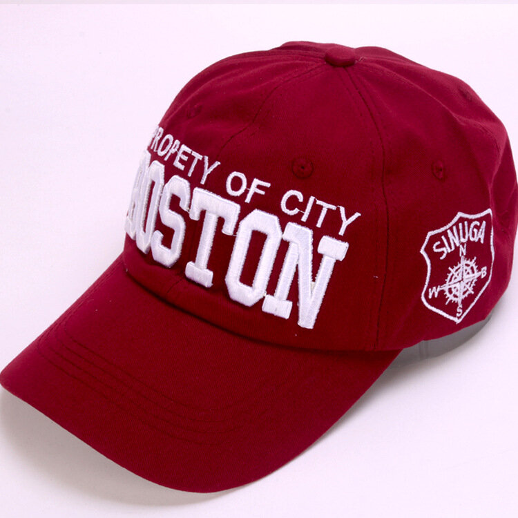 Бейсболка  мужская Boston для мужчин и женщин, размер 55/60, красный — фото 1