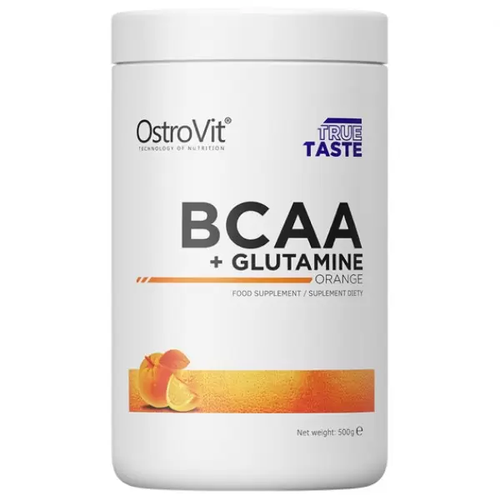 фото Ostrovit bcaa + glutamine (500 гр, апельсин)