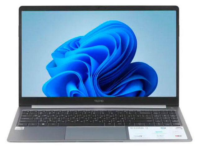 Ноутбук Tecno Megabook T1 R5 16+512G Silver Win11 (AMD Ryzen 5 5560U 2.3GHz/16384Mb/512Gb/AMD Radeon Graphics/Wi-Fi/Bluetooth/15.6/1920x1080/Windows 11 64-bit)