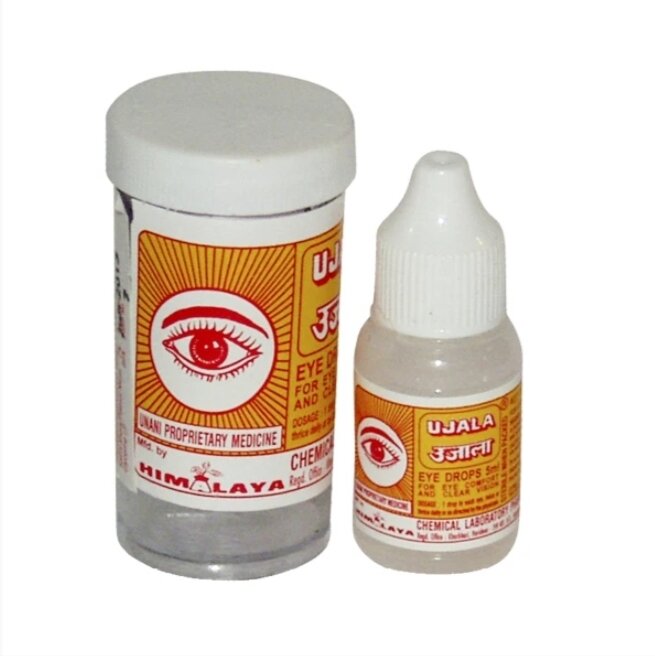 Комплект 2шт. Капли Уджала (Ujala eye drops Himalaya ) 5 мл, Индия