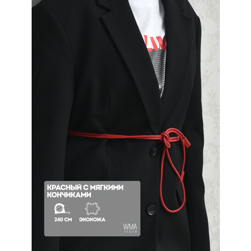 фото Ремень wma store для женщин, красный