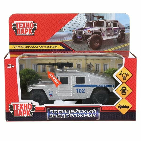 фото Полицейский автомобиль ТЕХНОПАРК Infiniti QX70 1:38, 12 см