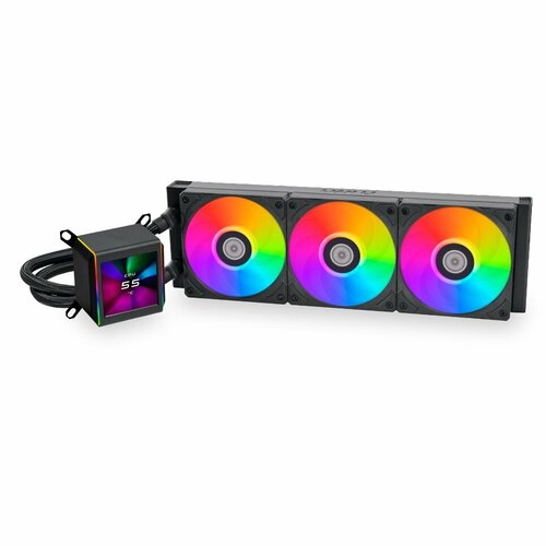 Система жидкостного охлаждения для процессора Lian Li GALAHAD II LCD 360 Black ARGB (GA2ALCD36B) (G89. GA2ALCD36B. R0) PWM