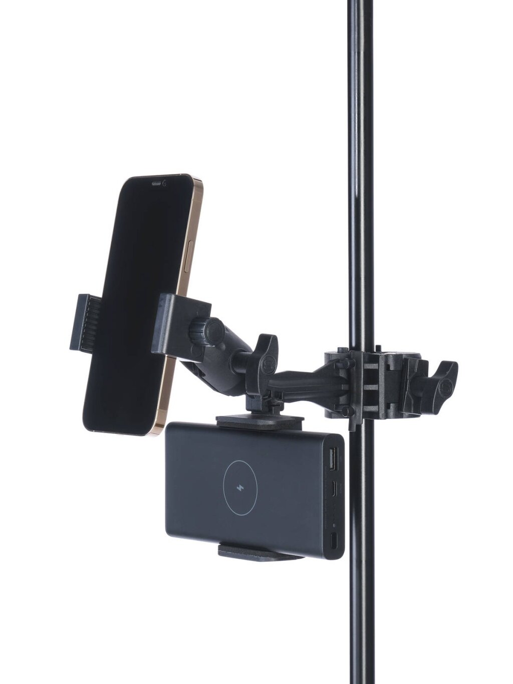 XLT1204B Держатель мобильного телефона и внешнего аккумулятора, на стойку, Superfix
