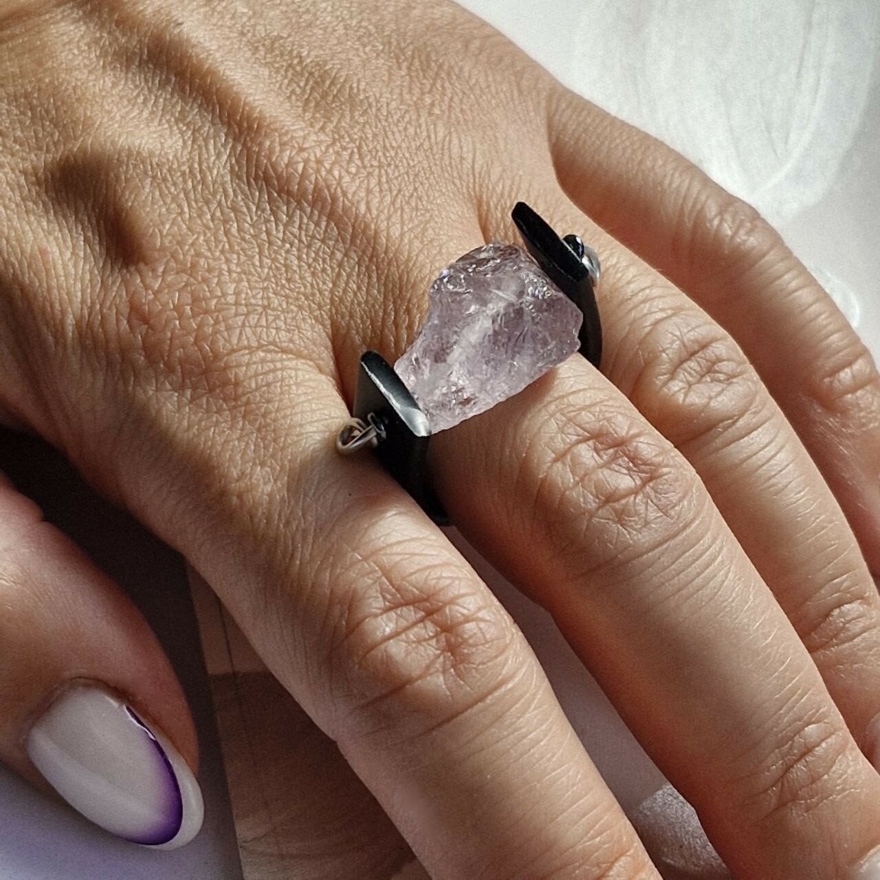 Кольцо ЛЕТО JEWELRY розовый 