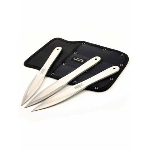 Набор ножей 3 шт без заточки для спортивного кидания Ножемир Баланс M-139-0 в чехле на ремень