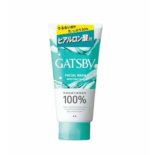 MANDOM Увлажняющая пенка для умывания мужской кожи c гиалуроновой кислотой Gatsby Face Wash Moisture Foam 130 г 590₽