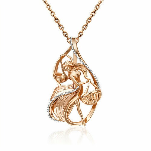 Подвеска Diamant online комбинированное золото 585 проба размер 25 см 38311₽