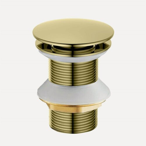 Изображение товара Донный клапан для раковины Aquatek AQ6003PG полированное золото, латунь