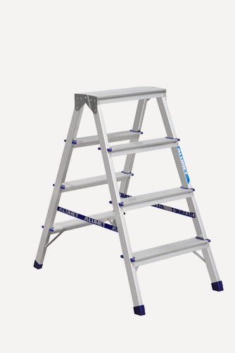 Изображение товара Профессиональная алюминиевая стремянка Alumet AD 7204 4x4, двухсторонняя