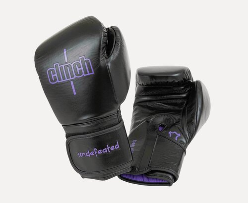 Изображение товара Перчатки снарядные Clinch Undefeated черные (вес 10 унций)