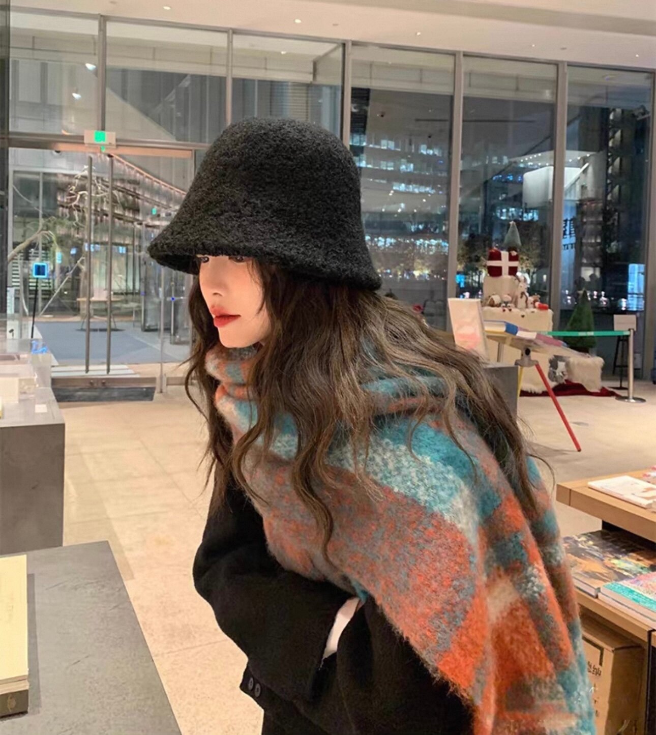 Панама  для женщин, размер 54-59, черная — фото 1