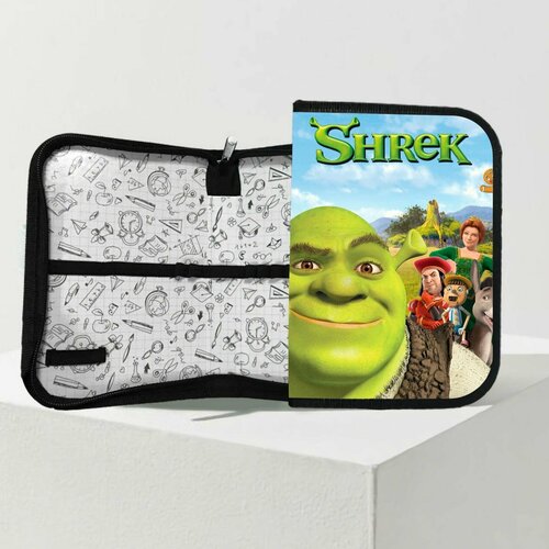 Пенал школьный Шрек - Shrek № 2 чехол для iphone 12 каждому своё shrek шрек фиона