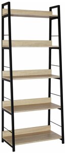 <b>Стеллаж</b> Brabix Loft SH-003, 5 полок, материал: металл <span>конструкция: открытая конструкция, материал корпуса: металл, материал полок: МДФ</span>