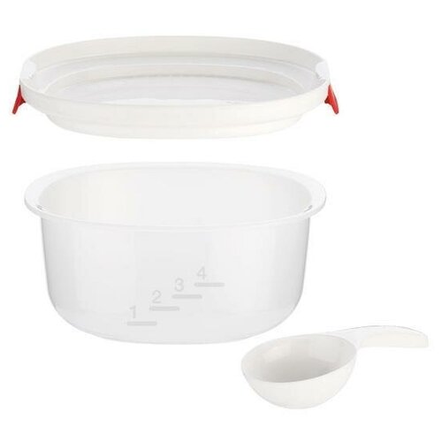 Кастрюля для СВЧ Tescoma PURITY MicroWave 705018, белый