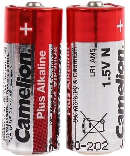 Батарейка Camelion LR1 Plus Alkaline 1.5V LR1-BP2 (2 штуки)