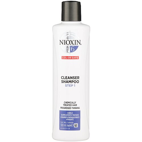 Nioxin шампунь System 6 Cleanser Step 1, 300 мл nioxin 1 100ml