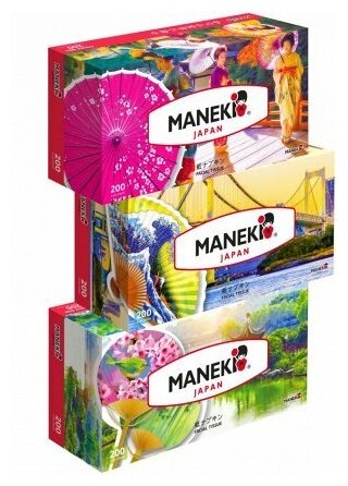 Салфетки Maneki Dream Японские мотивы, 200 листов, 1 пачка