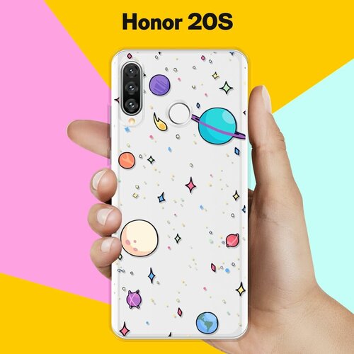 Силиконовый чехол Звезды и планеты на Honor 20s силиконовый чехол звезды и планеты на honor 20s